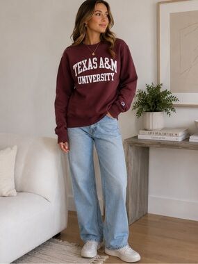 Champion reverse weave Texas A&M University crewneck sweatshirt men’s size small